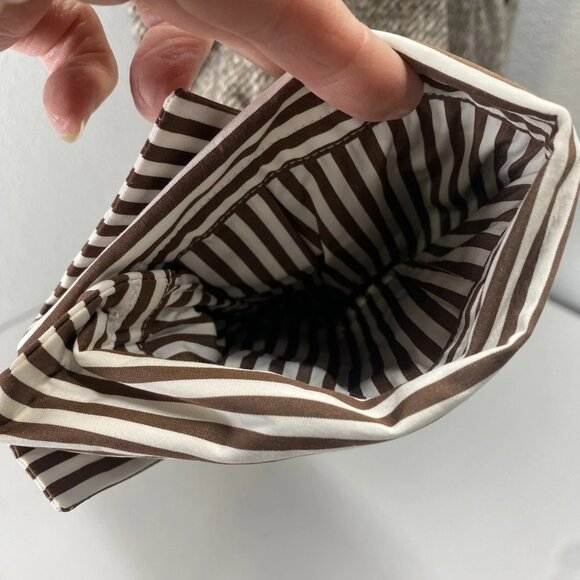 Brunello Cucinelli Women’s Diagonal Tweed Wool Blazer w/ Removable Cuffs – Brown - Picture 14 of 14